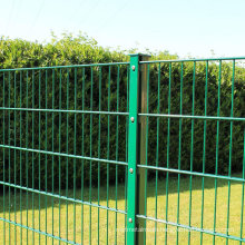 Green Powder Coated Double Wire 656 / 868 Mesh Fence
